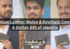 Premium Leather Wallet & Keychain Combo – A Stylish Gift of Identity