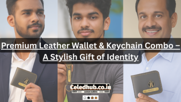 Premium Leather Wallet & Keychain Combo – A Stylish Gift of Identity
