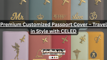 Premium Customized Passport Cover – Travel in Style with CELED