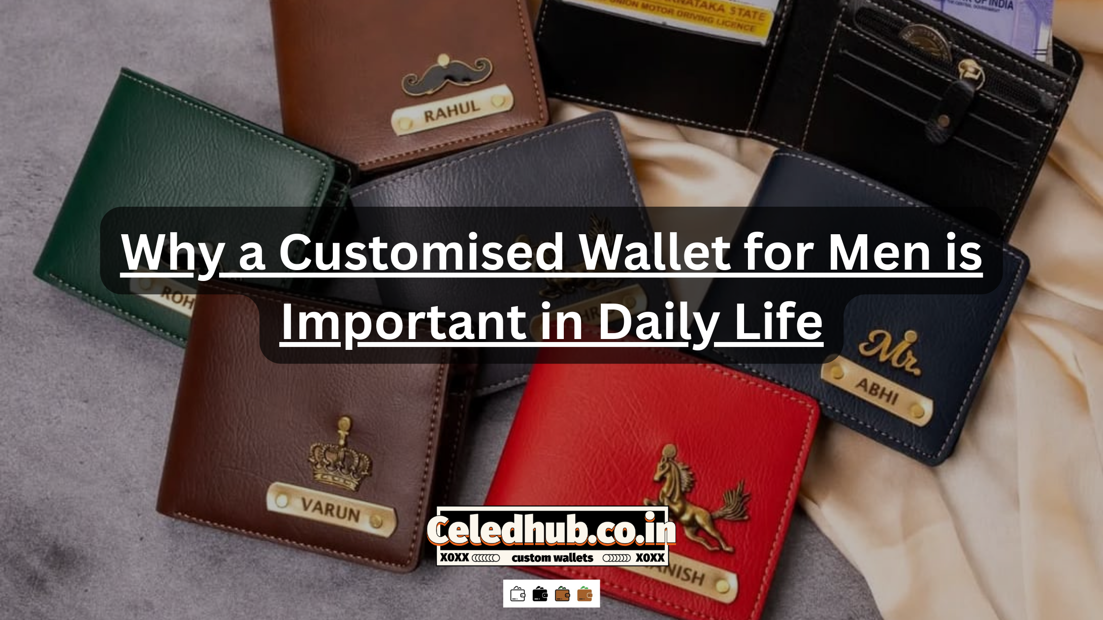 Why a Customised Wallet for Men is Important in Daily Life
