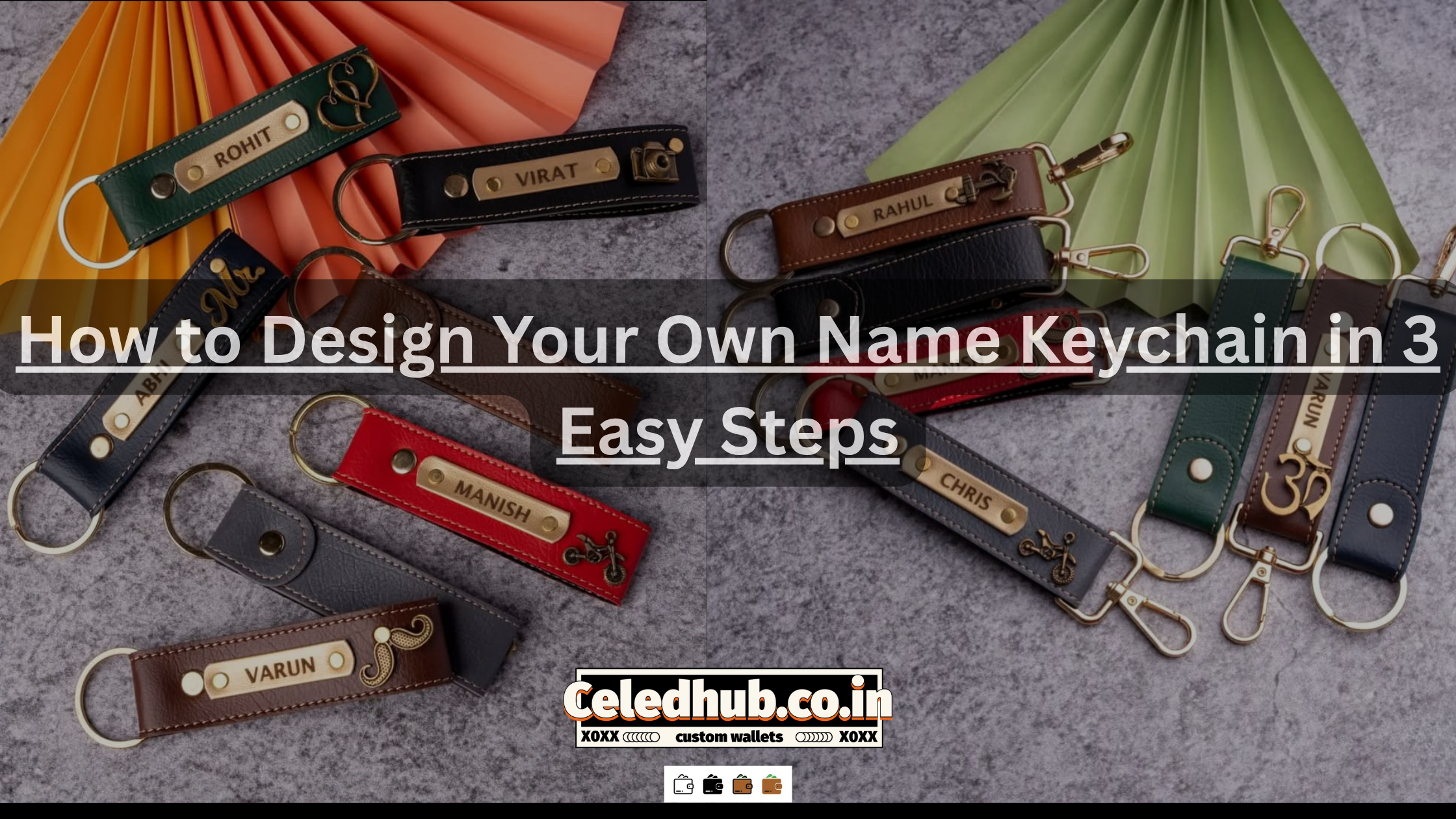 How to Design Your Own Name Keychain in 3 Easy Steps
