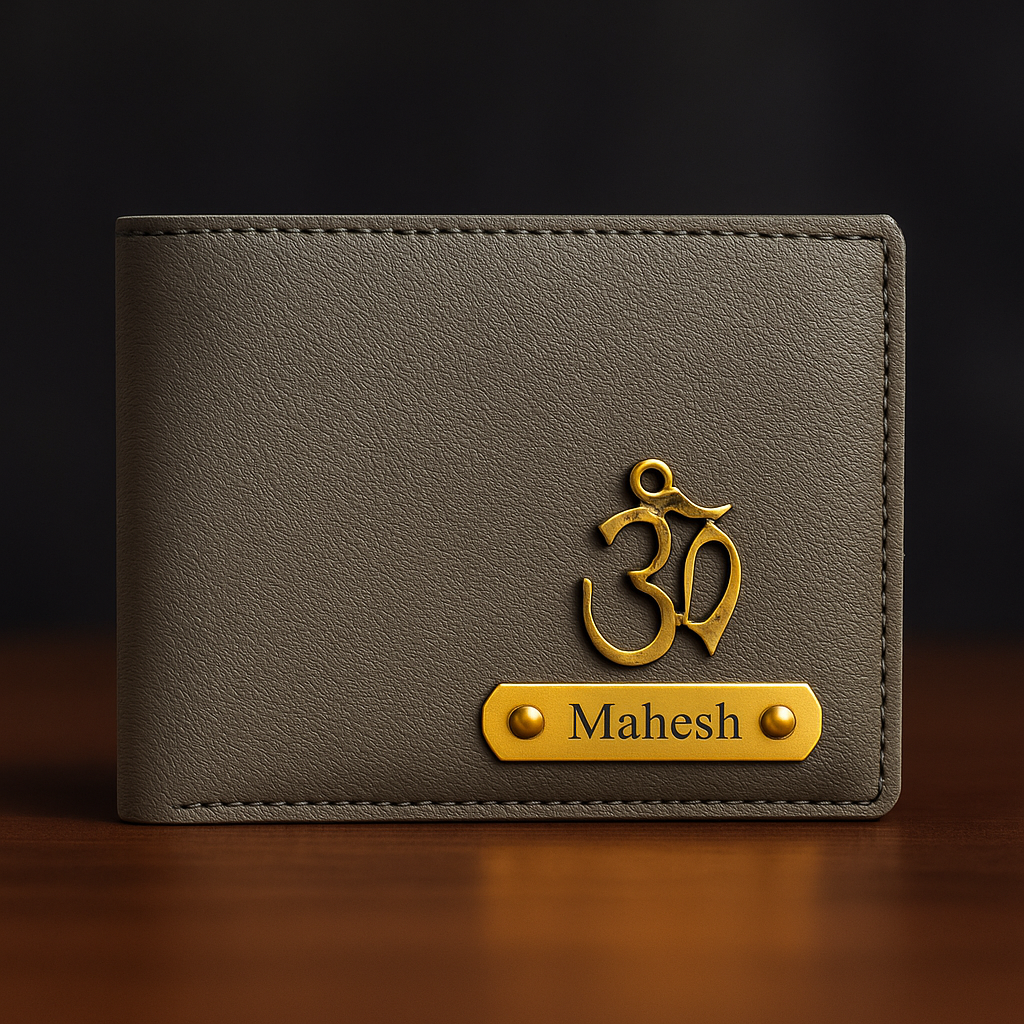 Grey Customized Wallet