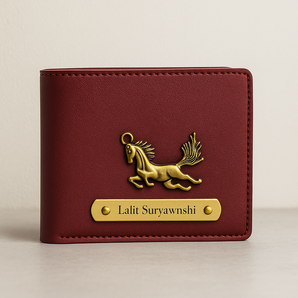 Red Customized Wallet