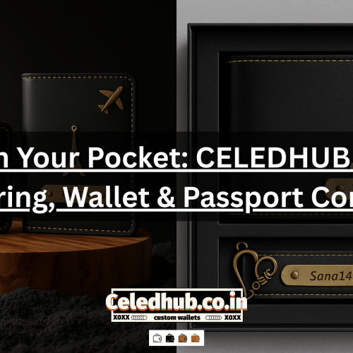 Luxury in Your Pocket: CELEDHUB Wallet & Keyring, Wallet & Passport Combo