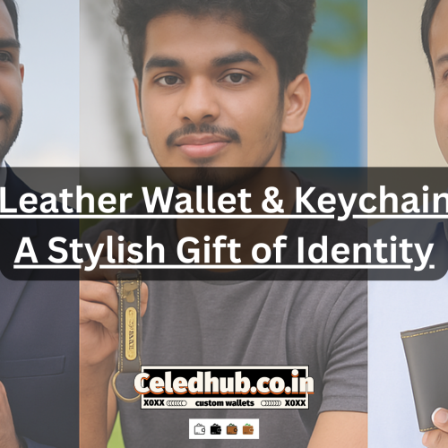Premium Leather Wallet & Keychain Combo – A Stylish Gift of Identity