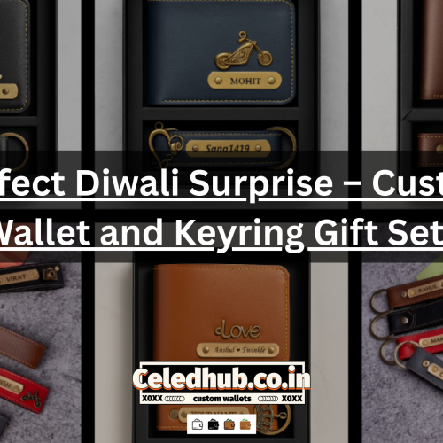 The Perfect Diwali Surprise – Customised Wallet and Keyring Gift Sets